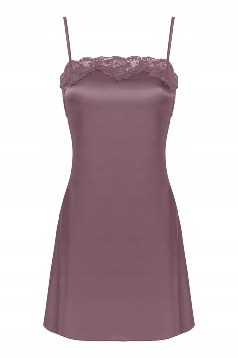 Szlafrok + koszulka nocna + stringi L/XL fioletowy