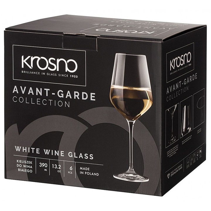 Kieliszki do wina białego 390ml AVANT-GARDE KROSNO