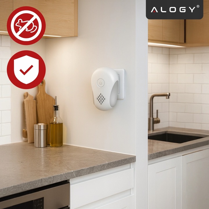 ODSTRASZACZ MYSZY OWADÓW I GRYZONI ULTRADZWIĘKOWY NA KUNY SZCZURY