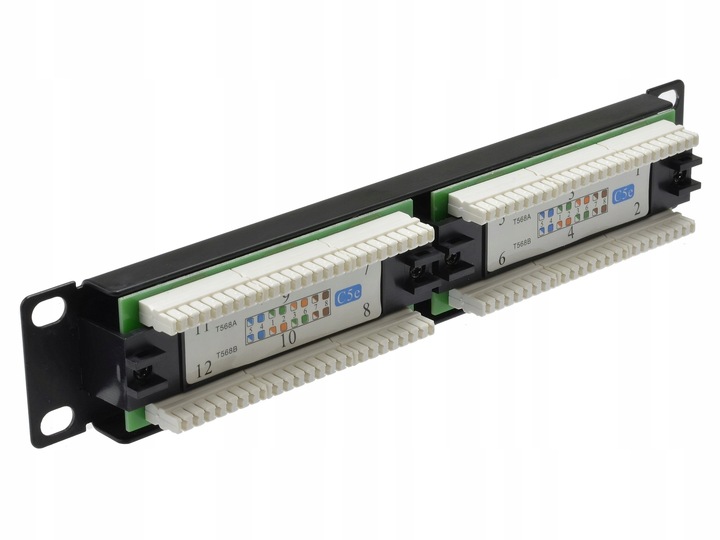 NEKU Patch panel patchpanel RACK 10'' 5e 12p UTP