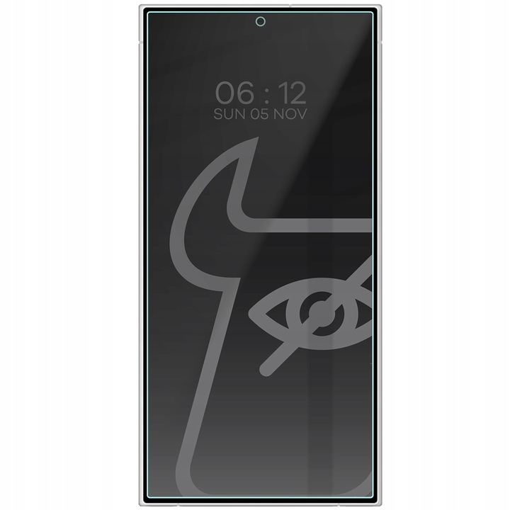 Szkło prywatyzujące Bizon do Galaxy S24 Ultra, szkiełko, szkło hartowane 9H