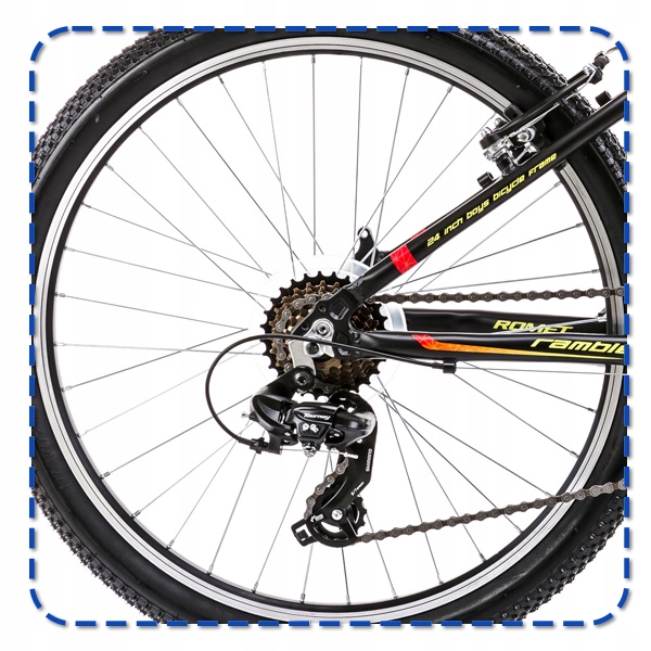 ROWER 24 ROMET RAMBLER SHIMANO GÓRSKI MTB OŚWIETLENIE I STOPKA GRATIS