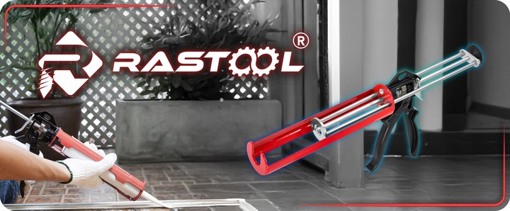 PISTOLET WYCISKACZ DO SILIKONU KLEJU MAS GĘSTYCH FUG AKRYLU MOCNY