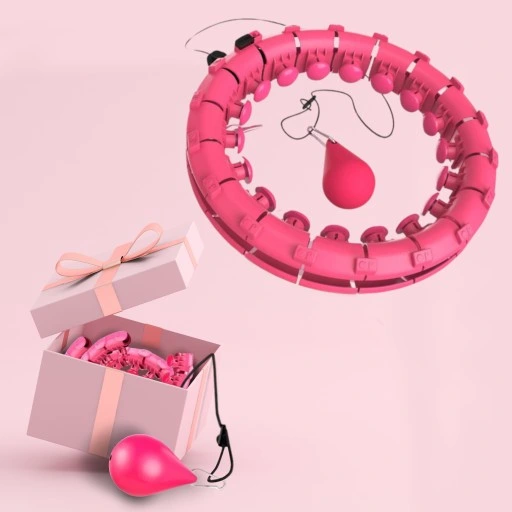 SMART HULA HOP Z OBCIĄŻENIEM ODCHUDZAJĄCE OBCIĄŻNIKIEM Z WYPUSTKAMI HULAHOP