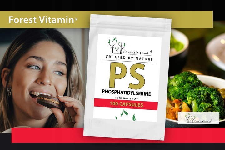 Fosfatydyloseryna 100mg 100kaps PAMIĘĆ NAUKA KONCENTRACJA NOOTROPIK