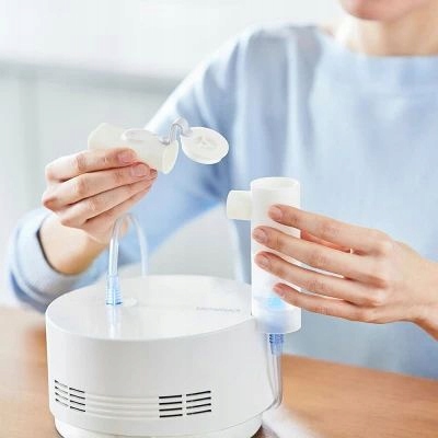 Inhalator OMRON C28P NE-C105 + TORBA Praca Ciągła #Nebulizator AVT