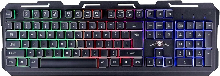 Klawiatura membranowa gamingowa NO FEAR dla graczy