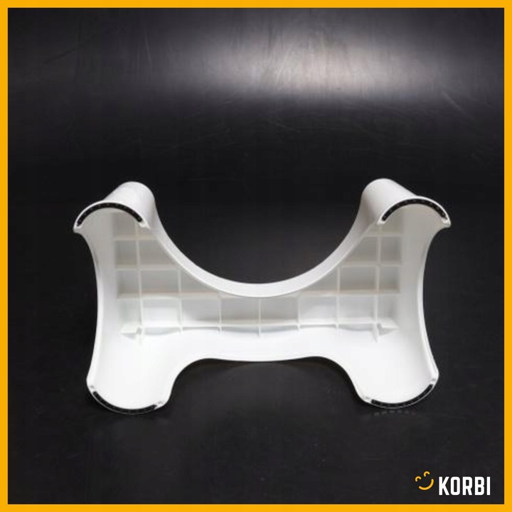 PODNÓŻEK TOALETOWY PODEST ŁAZIENKOWY TABORET BIAŁY