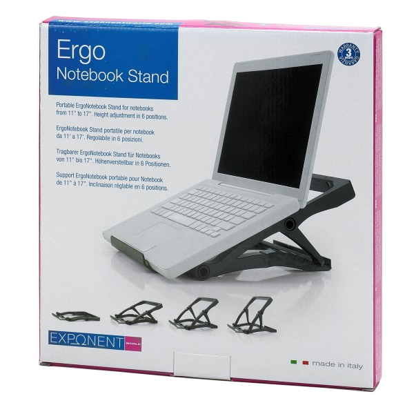 PODSTAWKA pod laptopa SKŁADANA przenośna CZARNA