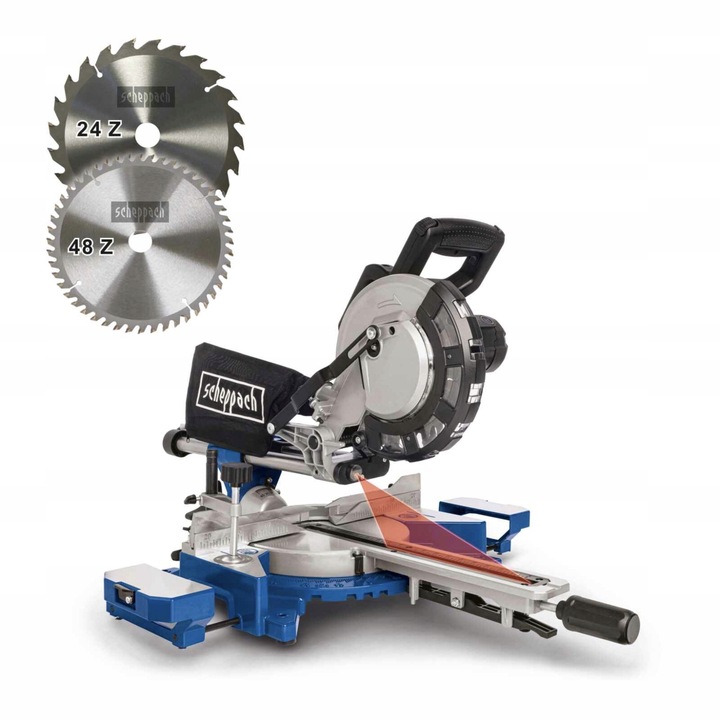 SCHEPPACH Piła ukośna stołowa z posuwem HM216 2000 W 216 mm BEZ