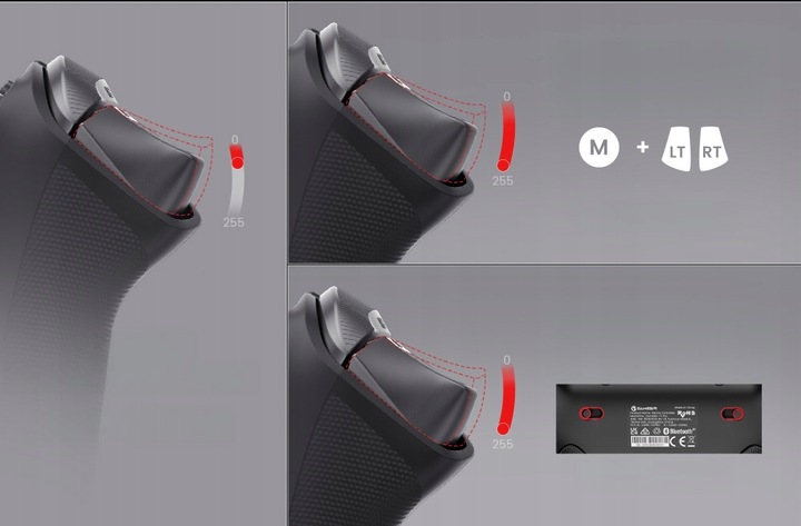 Bezprzewodowy kontroler gamepad GameSir Tarantula Pro PC/Switch/iOS/Android