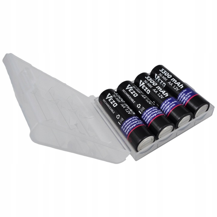 VEZO AKUMULATORKI AA 3300mAh R6 NiMH UNIWERSALNE DO ZABAWEK I PILOTÓW