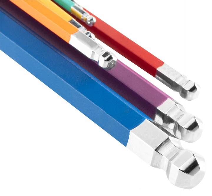 NEO TOOLS Długie Kolorowe Klucze IMBUSOWE I TORX 18 szt. IMBUSY