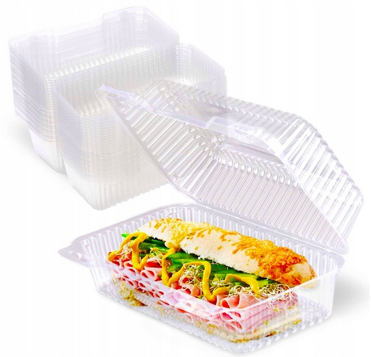 Pojemniki na ciasto opakowanie cukiernicze K404 50 szt