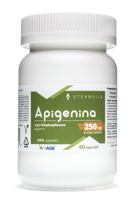 Apigenina Apigenin Apiage Eternalis kapsułki 250mg 60 szt. grejpfrut czerw.