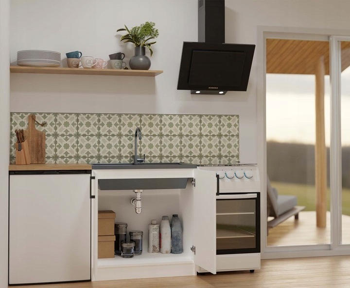 SZAFKA KUCHENNA DOLNA POD ZLEWOZMYWAK KATIA 80CM BIAŁA