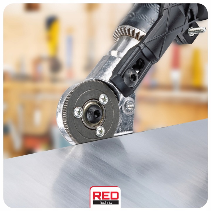 ADAPTER DO CIĘCIA BLACHY NA WKRĘTARKĘ WIERTARKĘ NOŻYCE PRZYSTAWKA