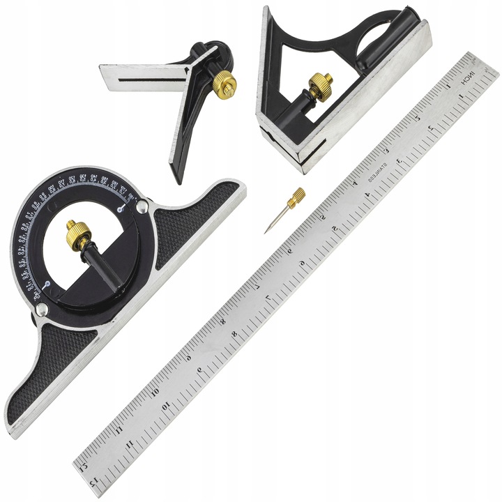 KĄTOMIERZ LINIAŁ PRZYMIAR LIBELKA KĄTOWNIK WIELOFUNKCYJNY 300 MM