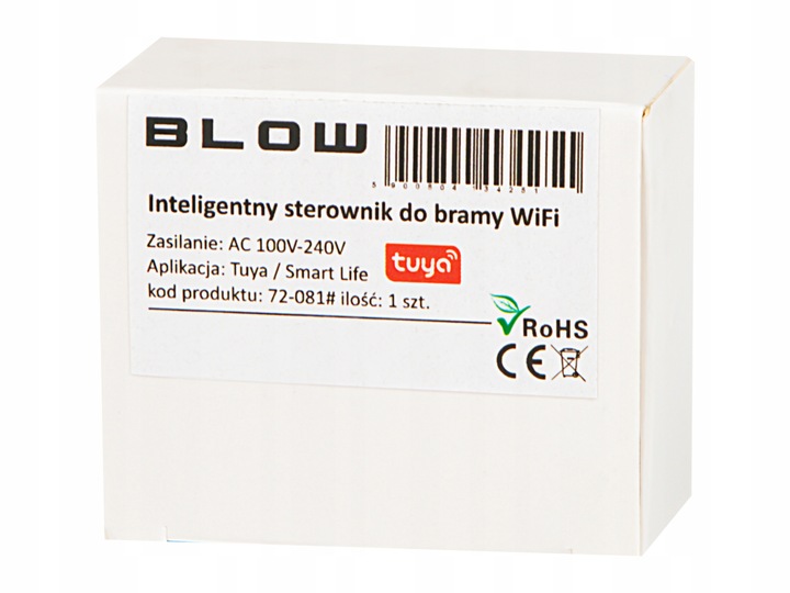 STEROWNIK DO BRAMY GARAŻOWEJ WJAZDOWEJ PRZEKAŹNIK WIFI TUYA + CZUJNIKI BLOW