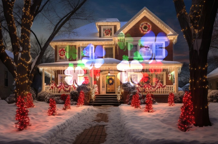 Projektor laserowy Allbag 4,2 W IP65