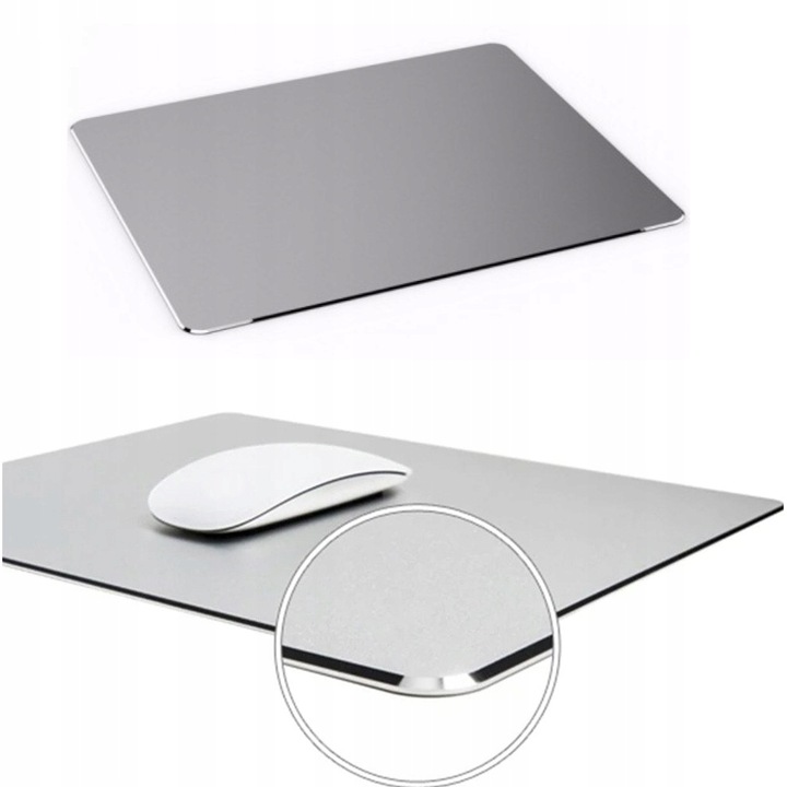 ALUMINIOWA PODKŁADKA POD MYSZ PC APPLE MAGIC MOUSE
