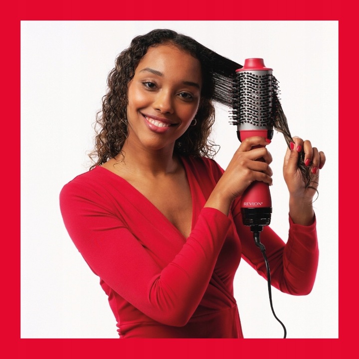 SUSZARKA DO WŁOSÓW LOKÓWKA PROSTOWNICA BORDOWA TYTANOWA REVLON