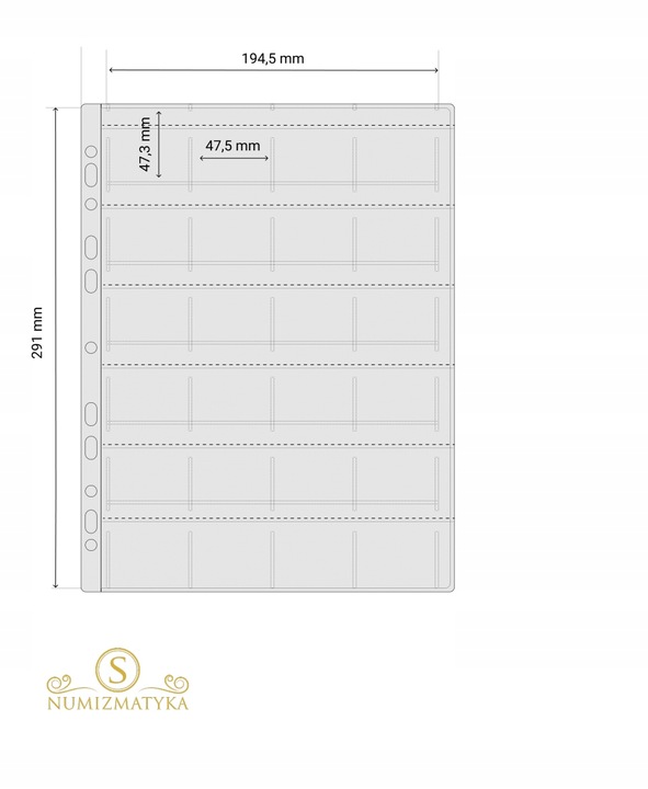 ALBUM KLASER NA 503 MONETY DUŻY A4