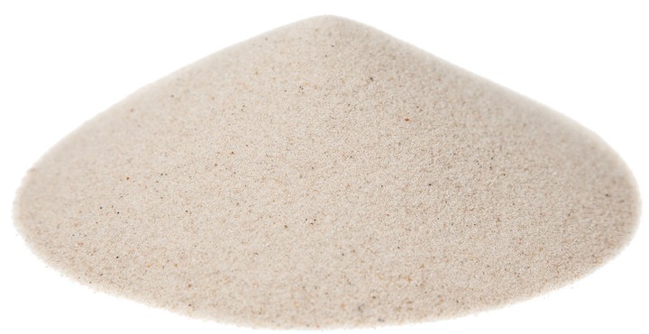 Biały drobny piasek kwarcowy do akwarium 25 KG
