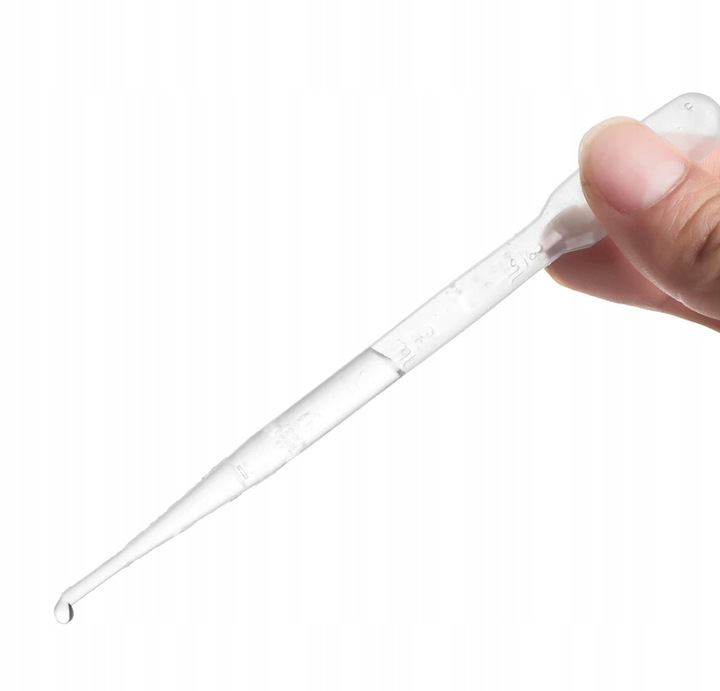 Pipeta pipetka plastikowa Pasteura zakraplacz dozownik pasterka 3ML 100 szt