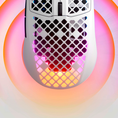 Myszka przewodowa SteelSeries Aerox 3 Snow