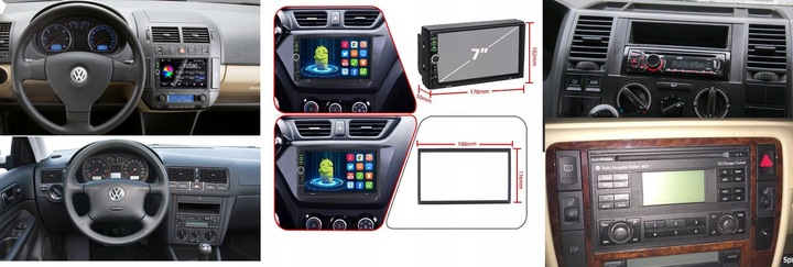 RADIO GPS VW PASSAT B5 GOLF 4 POLO 4 VW T5 USB CARPLAY ANDROID AUTO