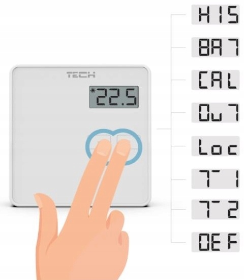 STEROWNIK REGULATOR TERMOSTAT POKOJOWY PRZEWODOWY TECH ST-294 v1 BIAŁY