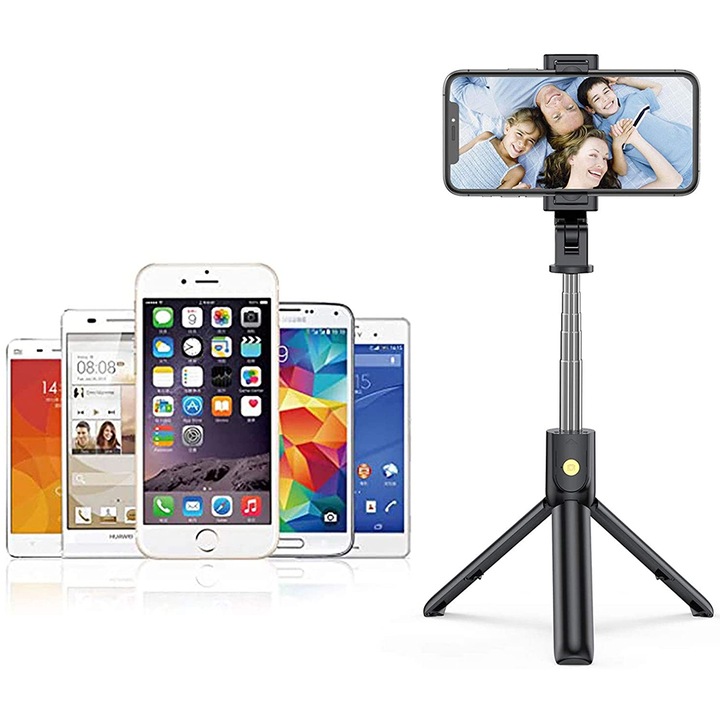 KIJEK DO SELFIE STICK STATYW DO TELEFONU Z PILOTEM BLUETOOTH TRIPOD STATYW