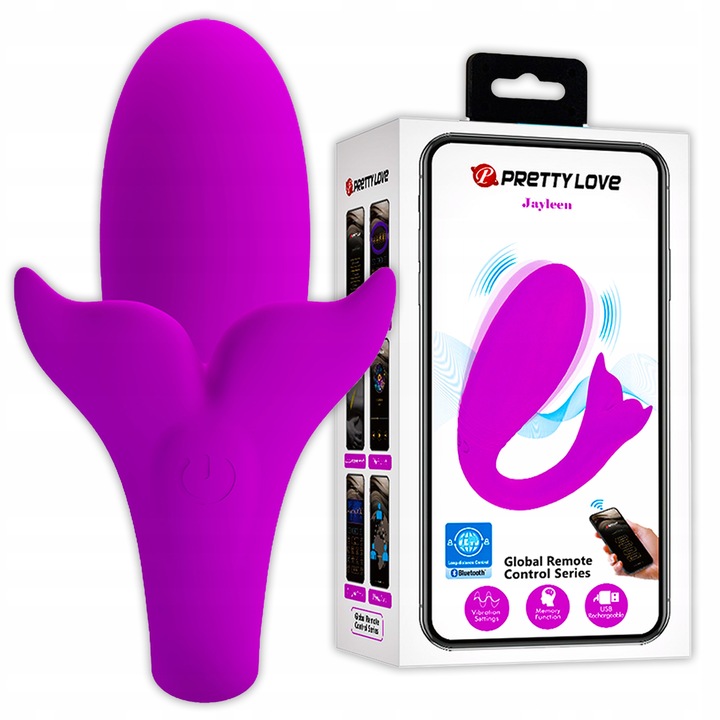 MASAŻER ŁECHTACZKI dla par i WIBRATOR DAMSKI Z APLIKACJĄ zdalnie STEROWANY