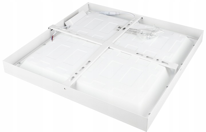 Panel LED Natynkowy Plafon Sufitowy Kwadratowy 36W 40x40 cm Duży Biały