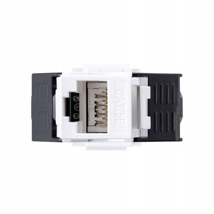 Simon 10 Gniazdo internetowe komputerowe pojedyncze RJ45 kat.5e, biały