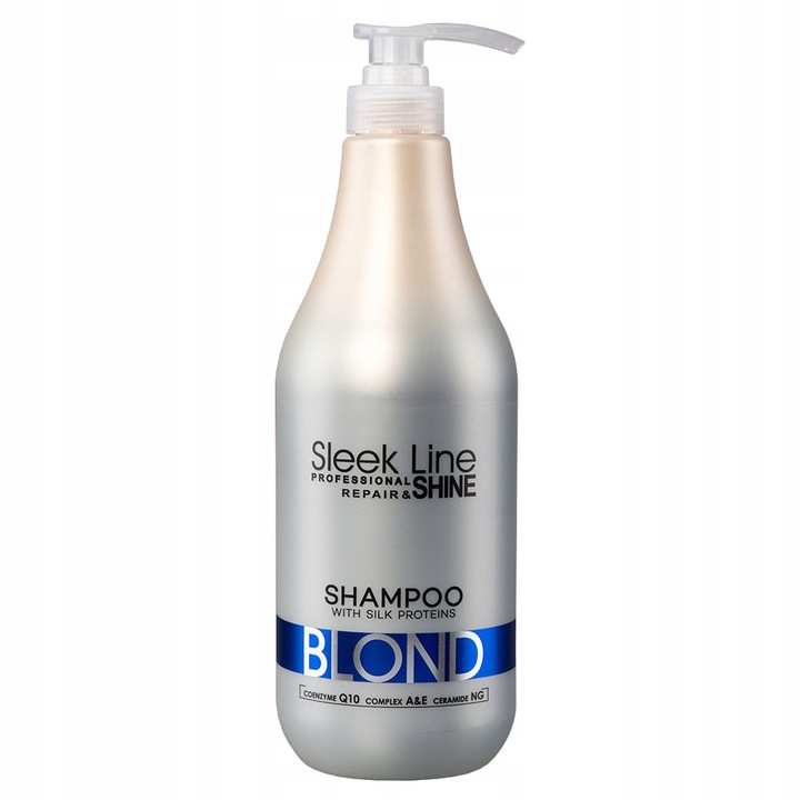 STAPIZ SZAMPON SLEEK LINE BLOND Z JEDWABIEM 1L