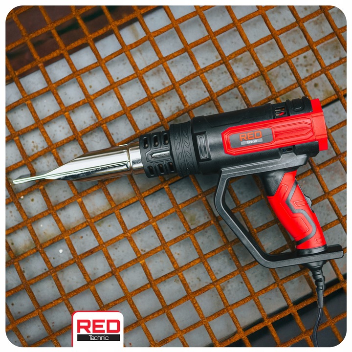 OPALARKA ELEKTRYCZNA Z REGULACJĄ 2 BIEGI LCD 50-650°C 2200W MOCNA +5