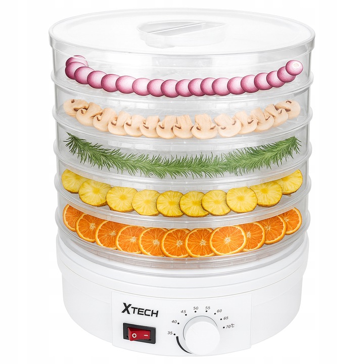 SUSZARKA SPOŻYWCZA DO GRZYBÓW OWOCÓW WARZYW ZIÓŁ ŻYWNOŚCI 5 POZIOMÓW