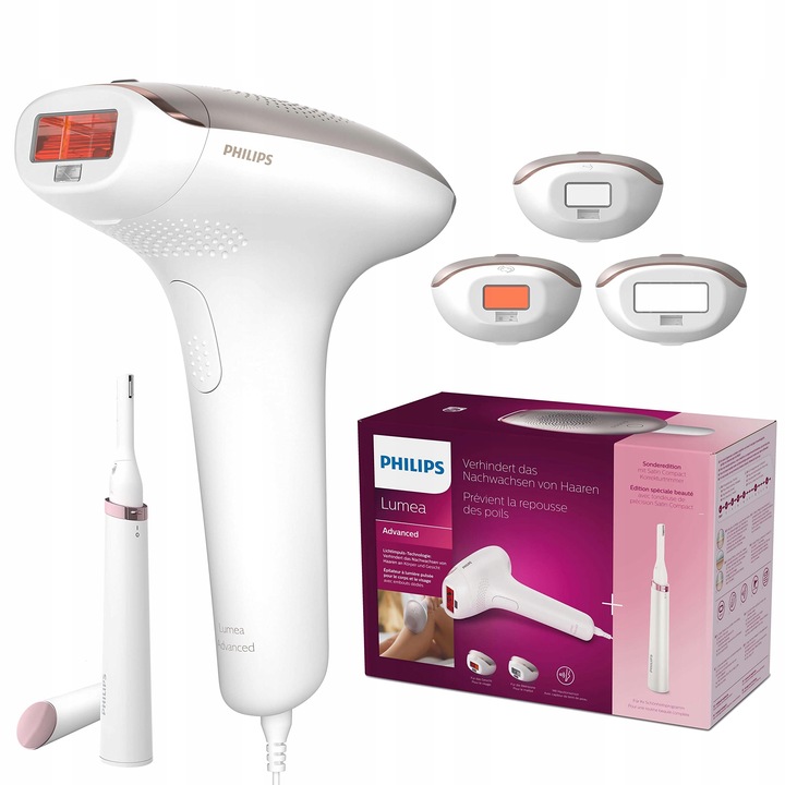 Depilator laserowy PHILIPS LUMEA PRESTIGE BRI923 3 NASADKI + ETUI + TRYMER