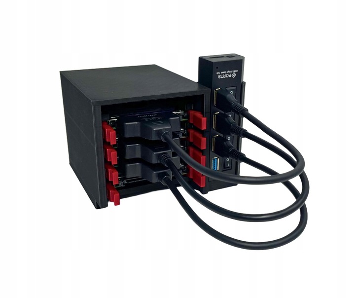 Obudowa serwera NAS Raspberry Pi chia