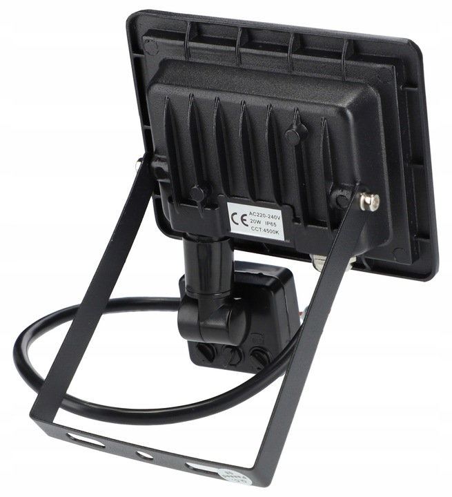 Naświetlacz LED SLIM 20W halogen z CZUJNIK RUCHU i zmierzchu reflektor