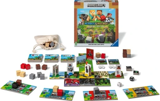 Gra planszowa RAVENSBURGER Minecraft Uratuj wioskę