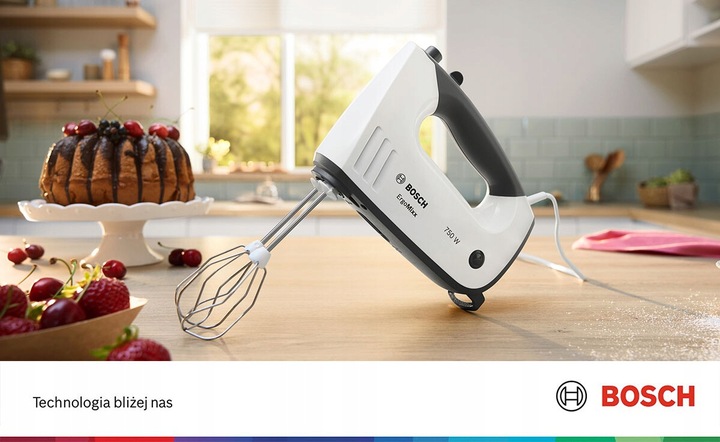 Mikser ręczny Bosch ErgoMixx MFQ37400 750W 5 prędkości Funkcja Turbo