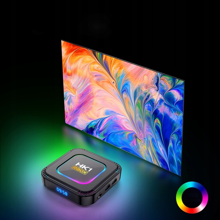 SMART BOX TV 8K 4K ANDROID 13 WIFI 6 BLUETOOTH 5.0 PRZYSTAWKA TV 2024 4+64G