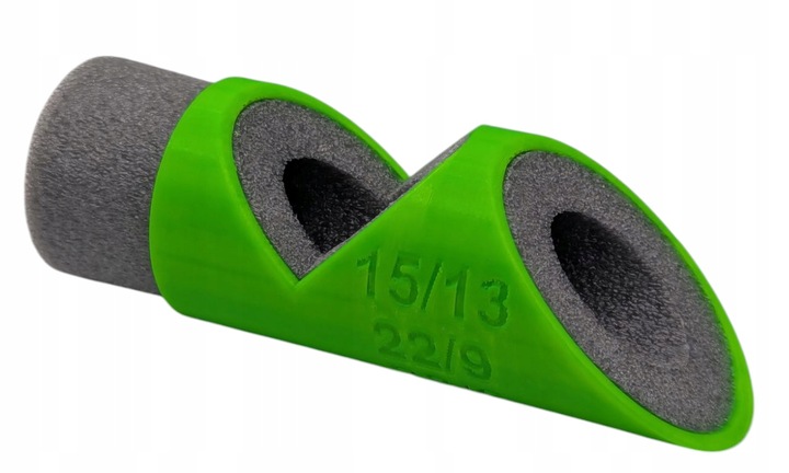 Zestaw 6 Sztuk SZABLON DO DOCINANIA OTULINY Izolacja Rur CIĘCIE PEX