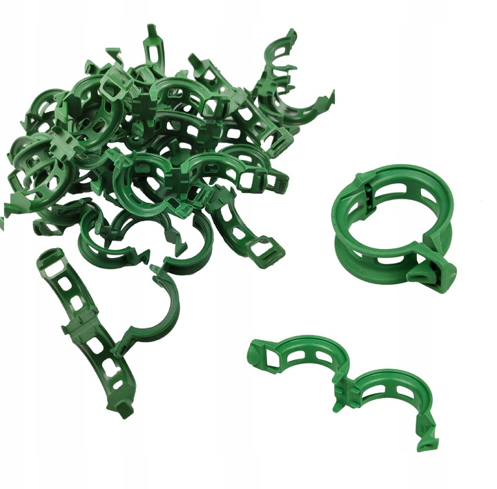 Klips uchwyt zapinka do łodyg pomidora klipsy zapinki zestaw spinki