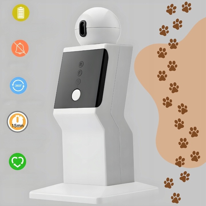 LASER INTERAKTYWNA ZABAWKA AUTOMATYCZNY WSKAŹNIK KOTA RUCHOMA SMART 3 TRYBY