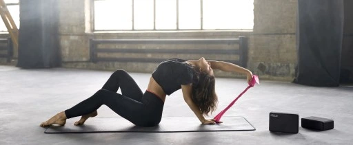 Kostka do jogi 4fizjo YB01 23x15x7,5 cm czarna