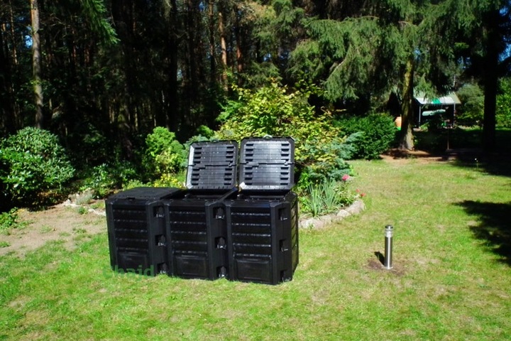 KOMPOSTOWNIK 1200L TRZY KOMORY NOWY MODEL
